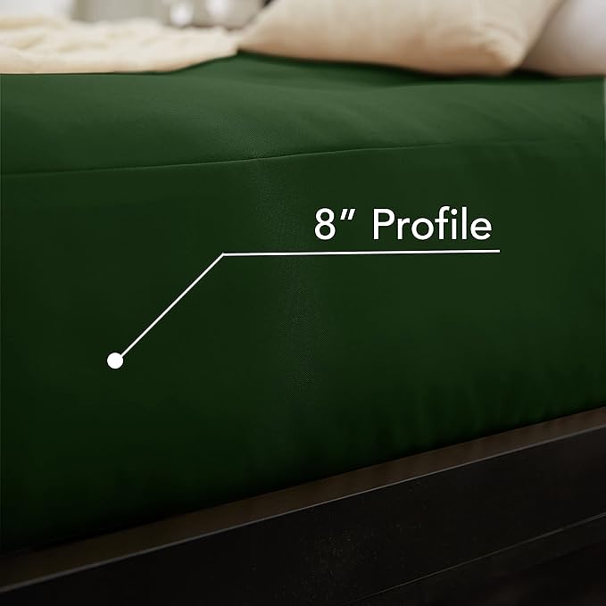 Mozaic Full Size 8-Inch Cotton Twill Gel Dual Memory Foam Futon Mattress, Red