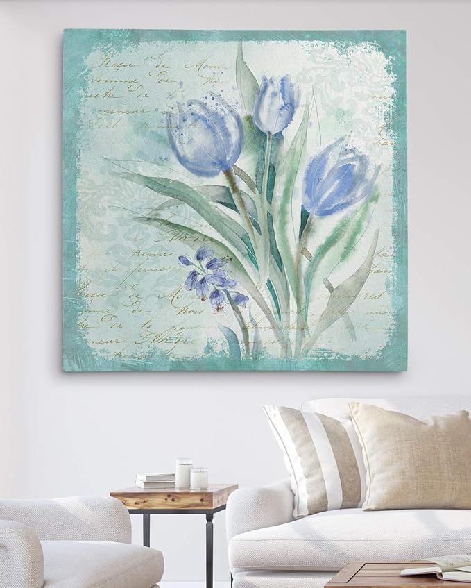 Wexford Home Tulip Medley - Premium Gallery Wrapped Canvas Art Print, 32x32,