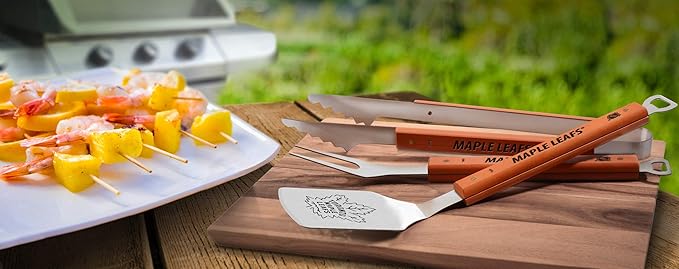 YouTheFan NHL Toronto Maple Leafs Classic Series 3-Piece BBQ Set