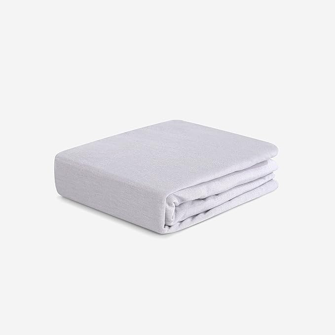Bedgear Baby Hyper-Wool Performance Crib Sheet – Warmth No Overheating – Soft Touch Wool Blend – Fitted, Breathable, Machine Washable Crib Sheet – 50% Polyester, 45% Viscose, 5% Wool, Light Grey