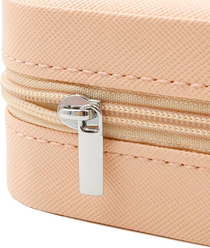 ODB Personalized Portable Travel Jewelry Box, Travel Essentials for Women, Mini Travel Jewelry Organizer, Customized Small Travel Jewelry Case With Initials, Gift for Girls, Teen, Woman (Dog Lover)