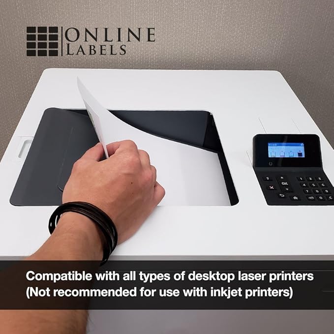 3.58 x 3.62 Waterproof Beer Bottle Labels (Laser Printers Only) - Pack of 400 Labels, 100 Sheets - OnlineLabels