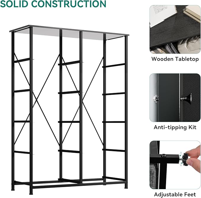 YITAHOME 10 Drawers Dresser, Fabric Storage Tower, Organizer Unit for Bedroom, Living Room, Hallway, Closets