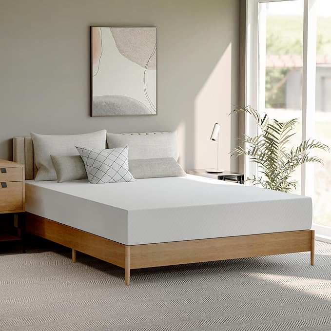 GAESTE 12 Inch Queen Cooling Gel Memory Foam Mattress Medium Firm for Cool Sleep Pressure Relieving CertiPUR-US Certified Foam, Convenient Mattress in a Box Fiberglass Free (Queen, 12 in)