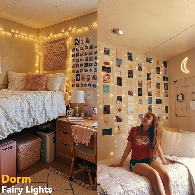 LitHome 300LED 99FT Led Fairy Lights Plug in, Color Changing Fairy Lights with Remote, 9 Modes Led String Lights Indoor Dimmable, Fairy String Lights for Girls Bedroom Dorm Classroom Christmas Decor