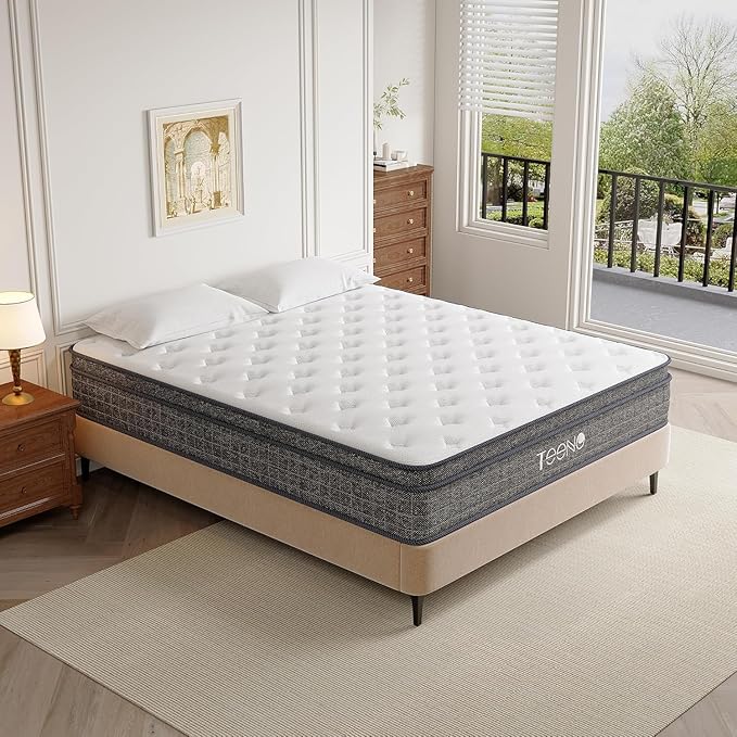 Full Mattress, 12 Inch Gel Memory Foam Pocket Coils Springs Hybrid Mattresses, Medium Firm Full Size Mattress in a Box, CertiPUR-US Certified, Cool & Support Comfort