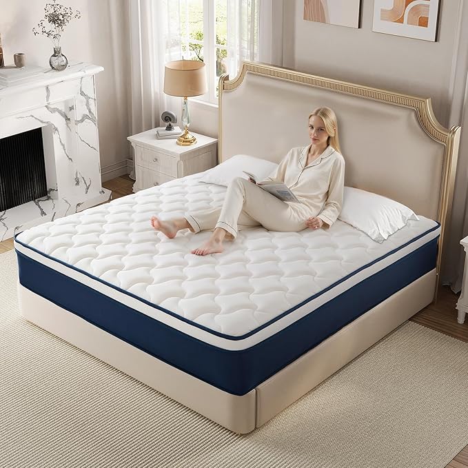 12 Inch Twin Gel Memory Foam Mattress - Medium Firm Mattress for Cool Sleep & Pressure Relief | Motion Isolation, 100-Night Trial, CertiPUR-US Certified (40" x 75")