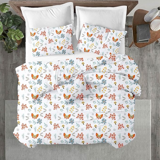 Kotton Culture 1 Pc Custom Size Duvet Cover Only -100% Egyptian Cotton Sateen 600 Thread Count Ultra Soft Premium Durable Comforter Cover Zipper Closure & Corner Ties (Rain Forest, Custom)