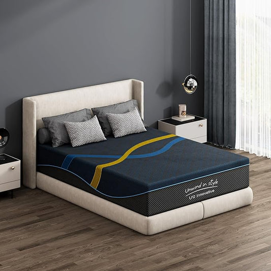 12 Inch Twin Memory Foam Mattress with Removable Cover, Medium Firm Breathable Mattress in a Box, Pressure Relief, No Fiberglass