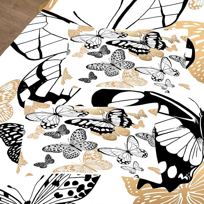 Tailor Shop Butterfly Comforter Set for Girls Kids Adults Ultra Soft Flying Butterflies Pattern Bedding Sets Twin Size with 1 Comforter and 1 Pillowcase…
