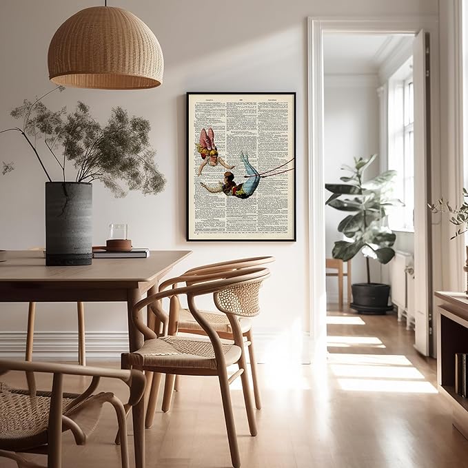 Poster Master Dictionary Art Poster - Acrobat Print - Circus Art - Entertainment Art - Gift for Men, Women & Performer - Chic Decor for Living Room, Bedroom, Dorm or Office - 11x14 UNFRAMED Wall Art