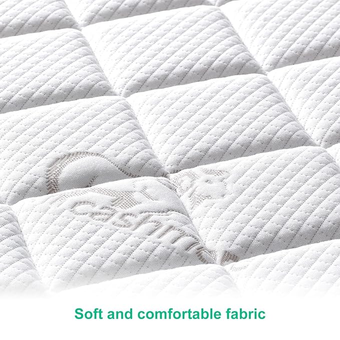 Premium Dual Sided Crib & Toddler Mattress,100% Knitted Fabric, Premium Fleece Surface-Hypoallergenic, 5" Thick Firm Soft Crib Mattress, Non-Toxic - Fits Standard Cribs & Toddler Beds