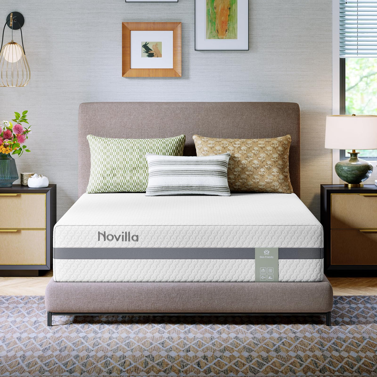 Novilla Full Size Mattress, 12 Inch NanoGEL™ Memory Foam Mattress