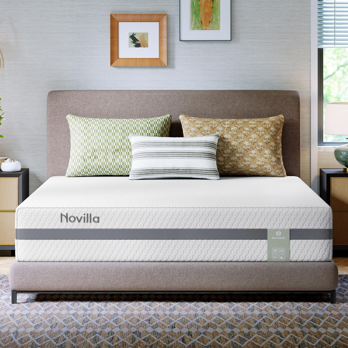 Novilla California King Mattress, 12 Inch NanoGEL™ Memory Foam Mattress