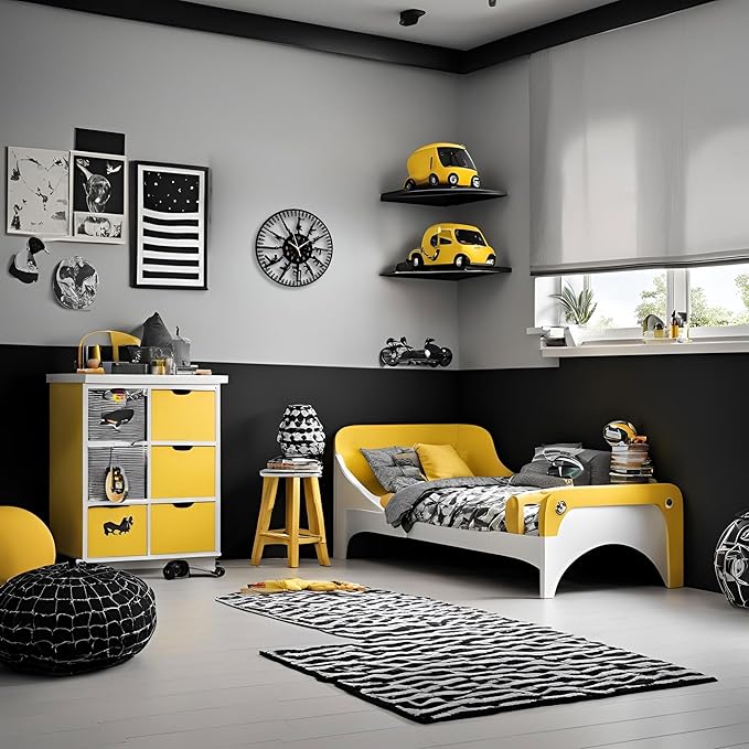 Guns Vinyl Record Wall Clock,12 Inch Firearms Decoration Home Theme Clock,Black Wall Decor for Kid's Room/Game Room/Living Room, A Gift for Boy/Boyfriend/Husband/Friend