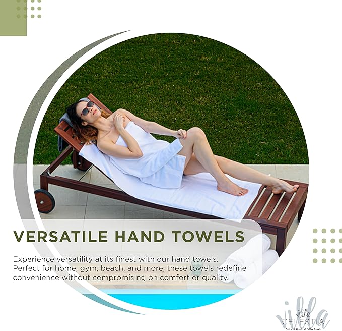 100% Cotton Bath Towel Set of 24-6 Bath Towels, 6 Hand Towels, 12 Wash Cloths, Sustainable, Soft, Highly Absorbent, Combed Cotton 24 Piece Set for Hotels, Spa, Bathroom, Dorm, Sage