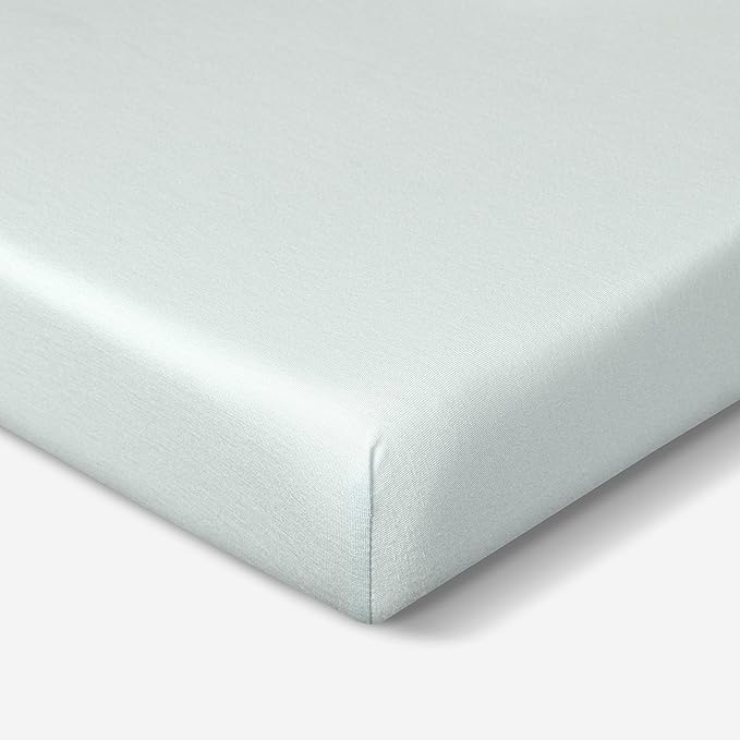 Bedgear Baby Hyper-Wool Performance Crib Sheet – Warmth No Overheating – Soft Touch Wool Blend – Fitted, Breathable, Machine Washable Crib Sheet – 50% Polyester, 45% Viscose, 5% Wool, Light Green