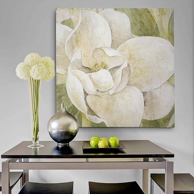 Wexford Home Magnolia Dolce -Gallery Wrapped Canvas Art Print, 10x10,
