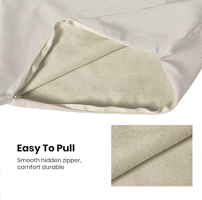 Boho Brown Grey Stripe Throw Pillow Covers 18x18 Inch Set of 2, Rustic Abstract Decorative Throw Pillow Covers Retro Stripe Linen Outdoor Cushion Cover for Sofa Couch Farmhouse Room Bed Decor