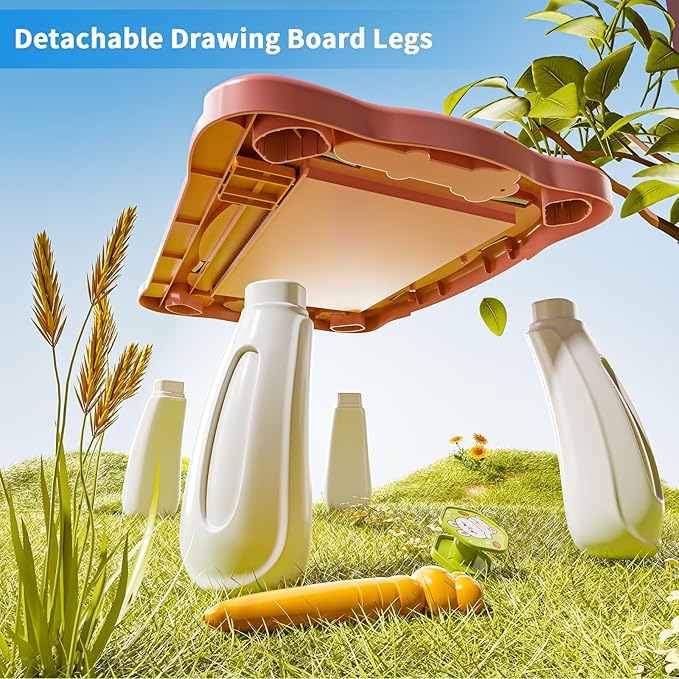 NIPLOOW Magnetic Drawing Board for Kids 3 4 5 6 Years Old Girl Boy, Writing Painting Magnet Doodle Pad Early Educational Learning Kids Toys for Toddlers Birthday