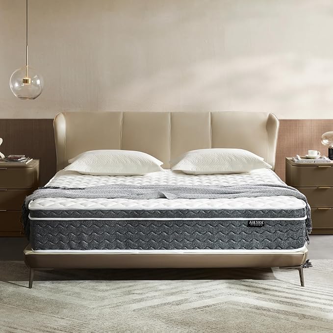 Full Mattress 12 Inch Full Size Hybrid Mattress - Memory Foam & Individually Pocket Coils Springs | Pressure Relief | Motion Isolation, Edge Support | CertiPUR-US Certified | Medium Firm