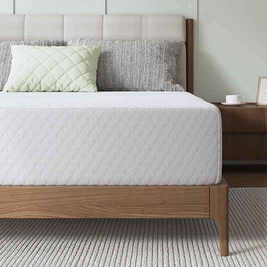 Novilla Twin Size Mattress, 10 Inch Twin Memory Foam Mattress with Breathable Comfort & High-Density Support Foam for Pressure Relief & Contouring Support, Mattresses in a Box