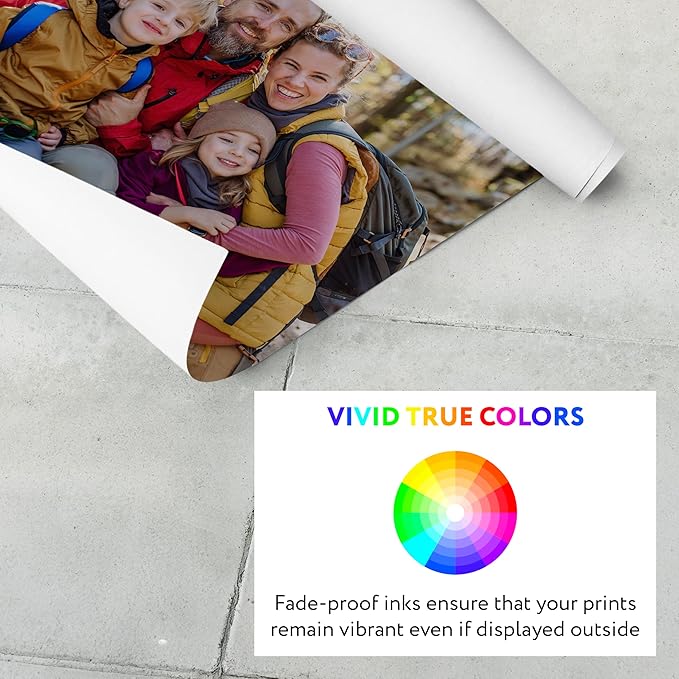 Custom Poster Print, 36x12, Upload Any Photos/Images, Personalized Photo Prints, DIY Your Own Poster, Photo to Poster Printing