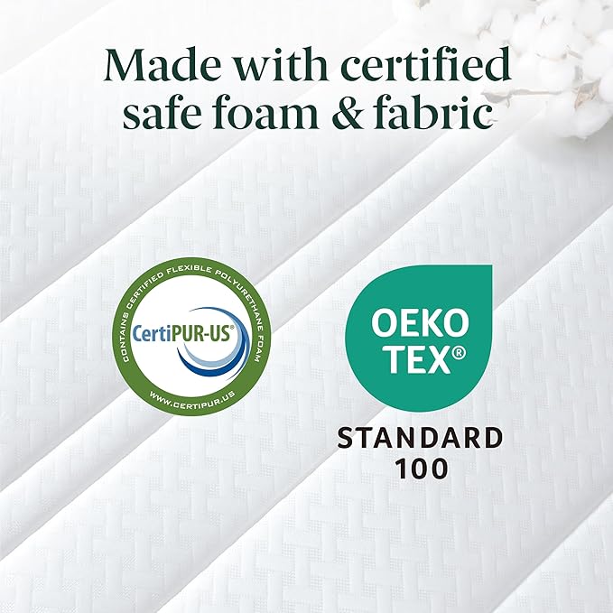 ZINUS 6 Inch Foam and Spring Hybrid Mattress [New Version], Twin XL, Fiberglass Free, Medium Firmness, Durable Support, Certified Safe Foams & Fabric, Mattress in A Box