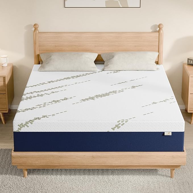 12 Inch King Mattress, Gel Memory Foam Bed in a Box, Medium Firm, CertiPUR-US Certified, Pressure Relief, Comfortable Sleep for Couples, Master Bedrooms, Guest Rooms