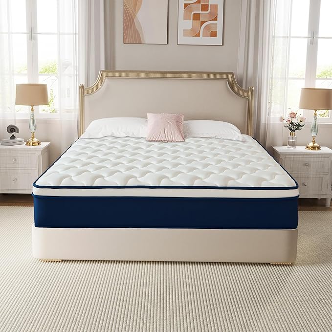 14 Inch King Mattress in a Box - Hybrid Gel Memory Foam & Pocket Springs for Back Pain Relief, Plush Support, Fiberglass-Free, CertiPUR-US Certified, 120-Night Sleep Trial, 80x76 Inches
