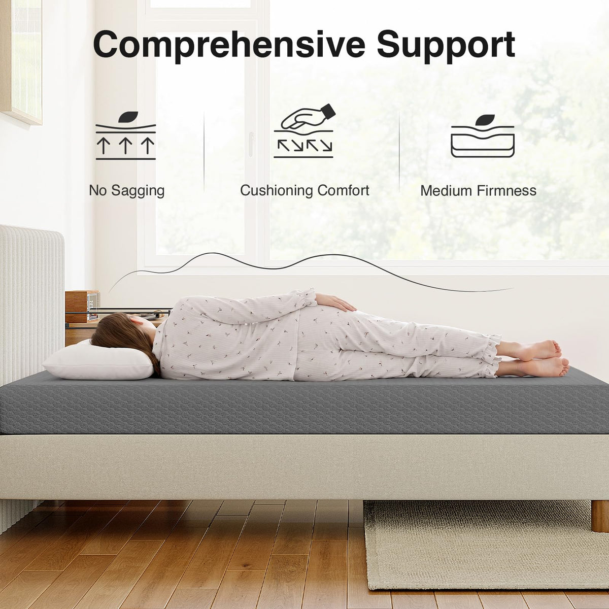 Novilla Full Mattress, 8 Inch Full Size Memory Foam Mattress for Cool Night