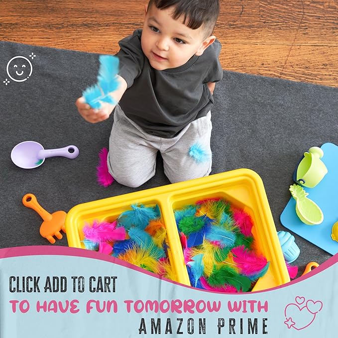 Kraftex Kids Sensory Table for Toddlers. Use as Sand Water Table for Toddlers, Sand Table or Sensory Bin Table. Indoor or Outdoor Water Sand Table.
