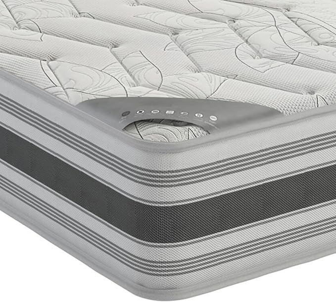 Sweet Home Stores Meditate 12" Queen Hybrid Mattress – Firm Support, Pocket Coils, Fiberglass-Free, CertiPUR-US® Certified, Reduced Heat Build Up, Antistatic Cover, Made in USA, Bed in a Box