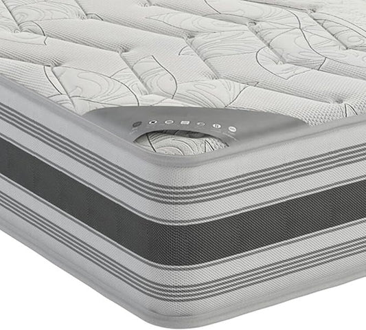 Sweet Home Stores Meditate 12" Queen Hybrid Mattress – Firm Support, Pocket Coils, Fiberglass-Free, CertiPUR-US® Certified, Reduced Heat Build Up, Antistatic Cover, Made in USA, Bed in a Box