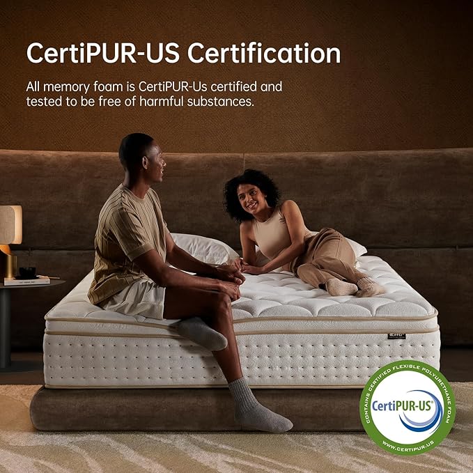 Twin Mattress 10 Inch Mattress Twin Size in a Box,Superior Hybrid Mattress with Memory Foam for Extra Lumbar Support,100 Night Trial,Maximum Support,Zoned Spring, Firm (10 Inch Plush, Twin)