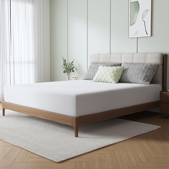 Novilla Twin Size Mattress, 10 Inch Twin Memory Foam Mattress with Breathable Comfort & High-Density Support Foam for Pressure Relief & Contouring Support, Mattresses in a Box