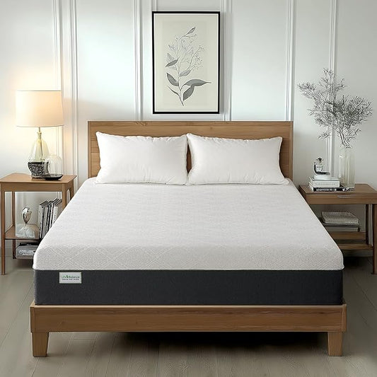 8 Inch Full Mattress, Cooling Memory Foam Full Size Mattress, Motion Isolation in Made in USA Mattresses in a Box, Fiberglass Free, Medium Firm, CertiPUR-US Certified, Pressure Relief, CY-8-F