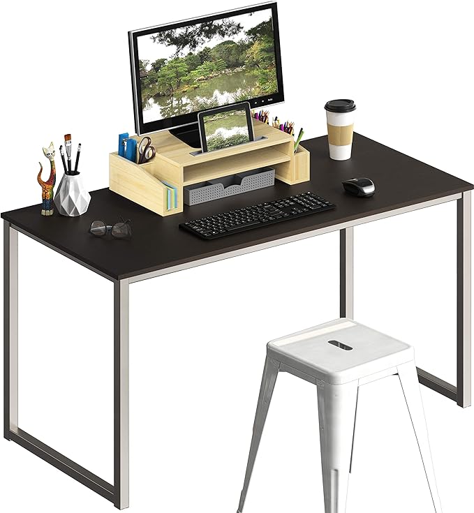 SHW Mission 48-Inch Home Office Computer Desk, Espresso