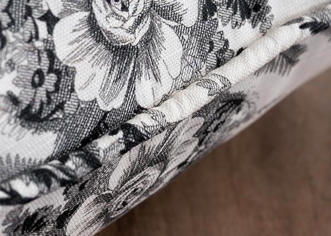 Maison d' Hermine Decorative Pillow Covers 18 x 18 Inch Square 100% Cotton Throw Pillow Covers with Invisible Zipper for Living Room Couch, Chair, Sofas, Bedroom, Home (Paradise - Mid Night)