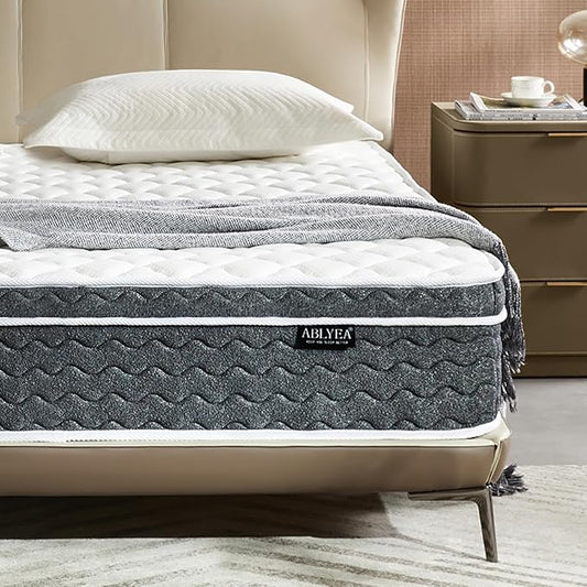 Full Mattress 10 Inch Mattress Full Size - Memory Foam & Individually Pocket Coils Springs | Pressure Relief | Motion Isolation, Edge Support | CertiPUR-US Certified | Medium Firm