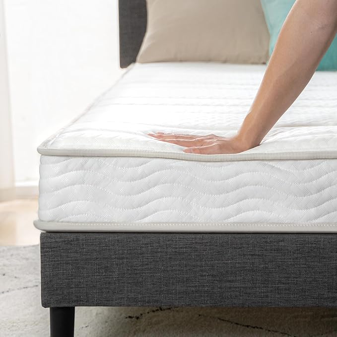 ZINUS 6 Inch Foam and Spring Hybrid Mattress, 75" x 30", Narrow, Trundle, Bunk, Day Bed, RV Compatible, Medium Firm Feel, CertiPUR-US Certified