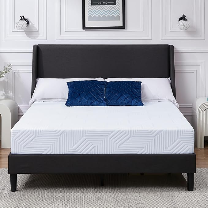5 Inch Full Memory Foam Mattress,Cooling Gel Full Size Mattress in a Box,Medium Firm Mattresses for Pressure Relief,Double Mattress,CertiPUR-US Certified