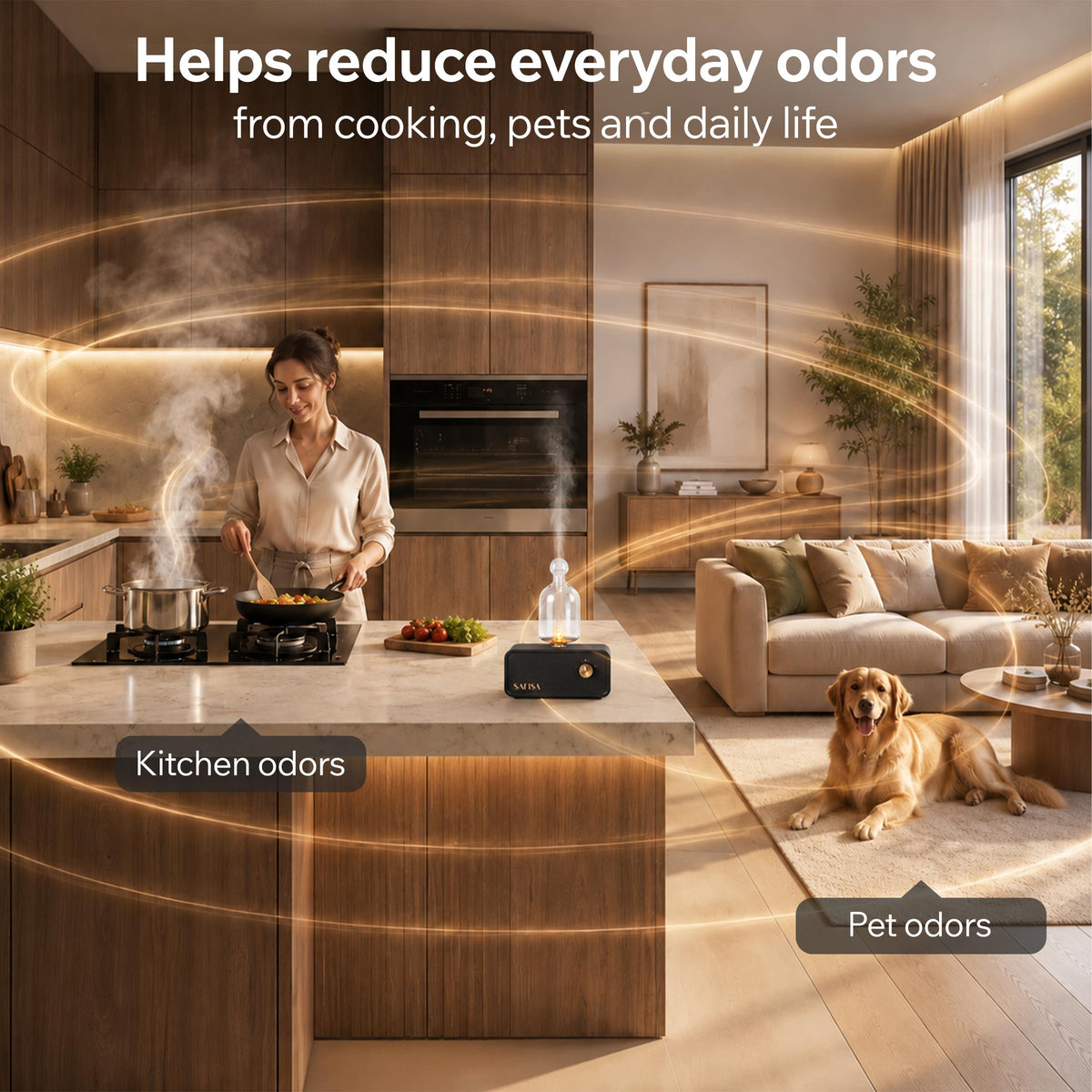 Nebulizing Waterless Essential Oil Diffuser, 700 Sq. Ft. Aromatherapy