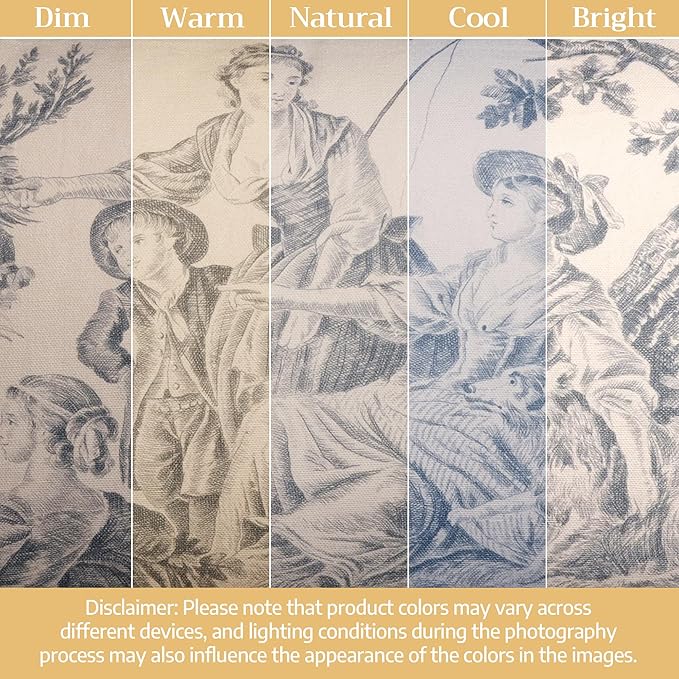 Maison d' Hermine Decorative Pillow Covers 18 x 18 Inch Square 100% Cotton Throw Pillow Covers with Invisible Zipper for Living Room Couch, Chair, Sofas, Bedroom, Home (The Miller - Paloma Grey)