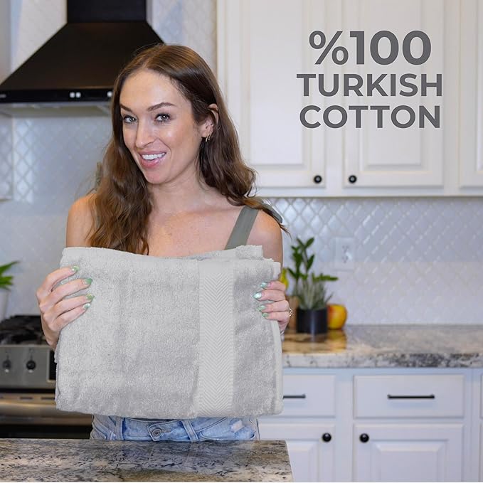 TEXTILOM 100% Turkish Cotton Oversized Luxury Bath Sheets, Jumbo & Extra Large Bath Towels Sheet for Bathroom and Shower with Maximum Softness & Absorbent (40 x 80 inches)- White