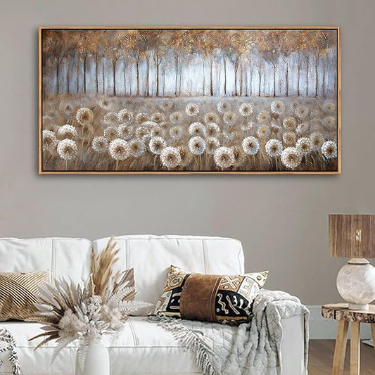 Large Living Room Wall Decor Decoration Canvas Wall Art for Bedroom Modern Framed Art Bedroom Home Brown pictures for Living Room 24x48 Framed Art Landscape Wall Art