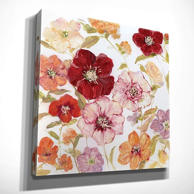Wexford Home Avant Garden II Gallery Wrapped Canvas Wall Art, 16x16,