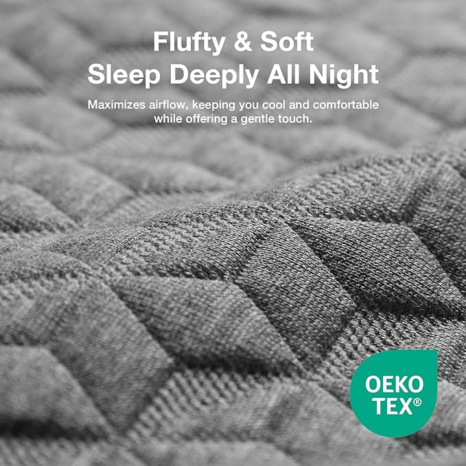 Novilla Full Size Mattress 6 Inch, Hybrid Mattress Full in a Box with Steel Coils & Gel Memory Foam for Pressure Relief & Body Support & Cooling Night Sleep, CertiPUR-US Certified Mattresses for Kids