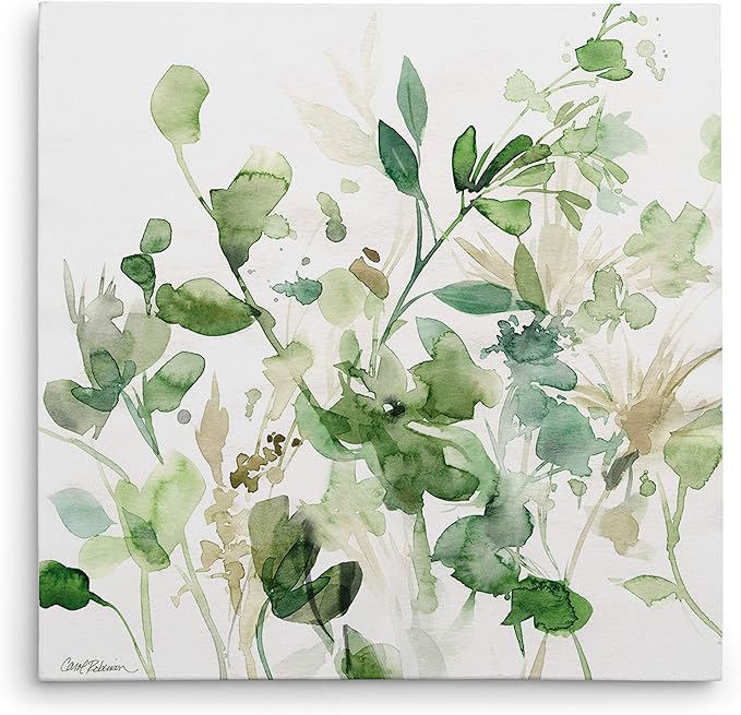 Wexford Home Sage Garden I -Gallery Wrapped Canvas Art Print, 16X16,
