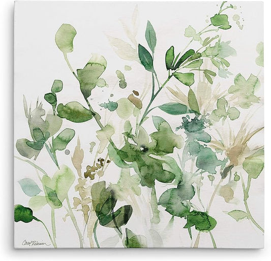 Wexford Home Sage Garden I -Gallery Wrapped Canvas Art Print, 16X16,